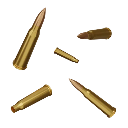 Bullets  3D Illustration