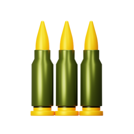 Bullets  3D Icon