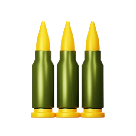 Bullets  3D Icon