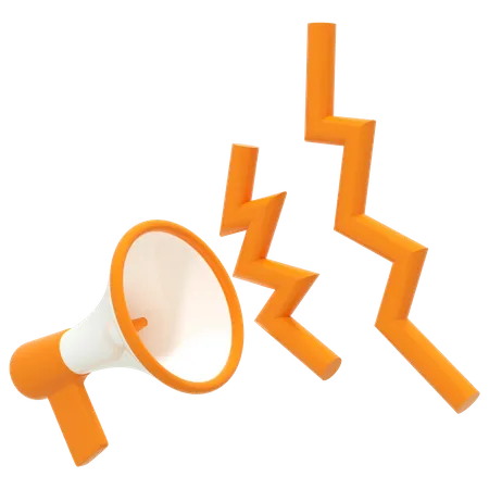 Bullhorn  3D Icon