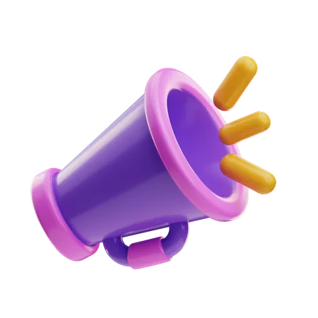 Bullhorn  3D Icon