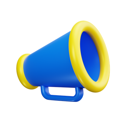 Bullhorn  3D Icon