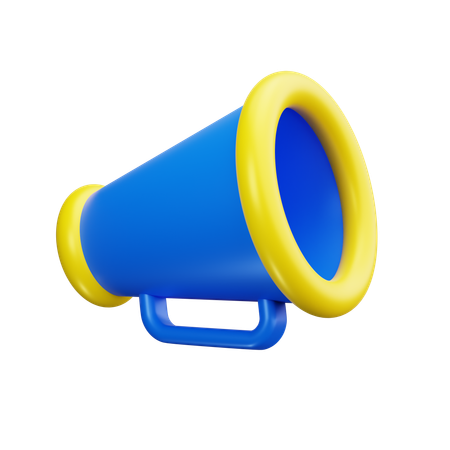 Bullhorn  3D Icon