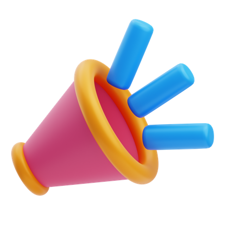 Bullhorn  3D Icon