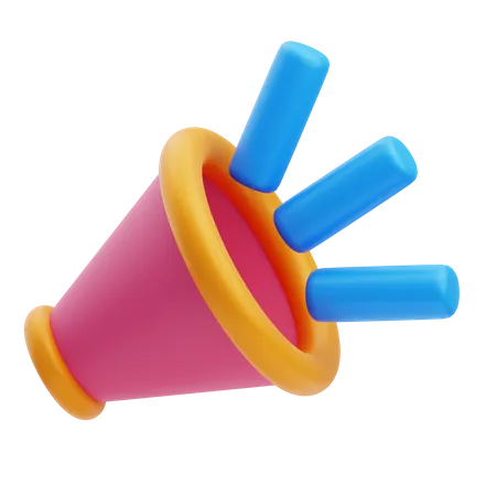 Bullhorn  3D Icon