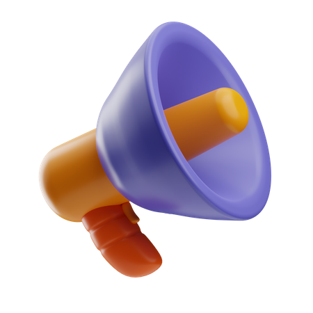 Bullhorn  3D Icon