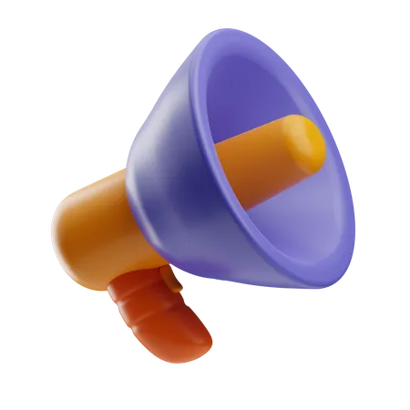 Bullhorn  3D Icon