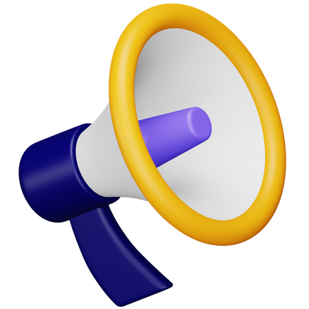 Bullhorn  3D Icon