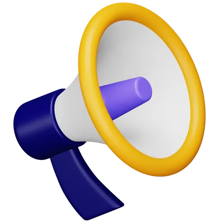 Bullhorn  3D Icon