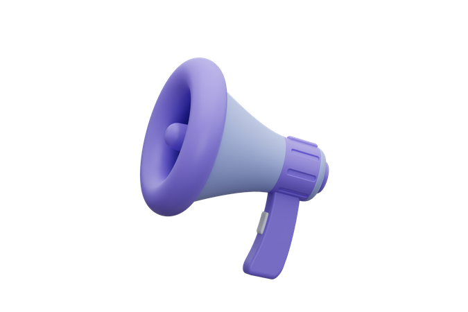 Bullhorn  3D Icon