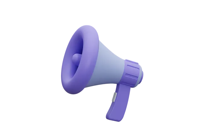 Bullhorn  3D Icon