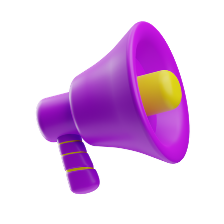 Bullhorn  3D Icon