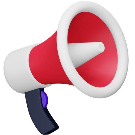 Bullhorn  3D Icon