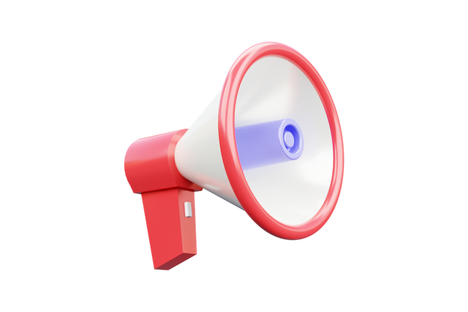 Bullhorn  3D Icon