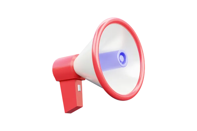 Bullhorn  3D Icon