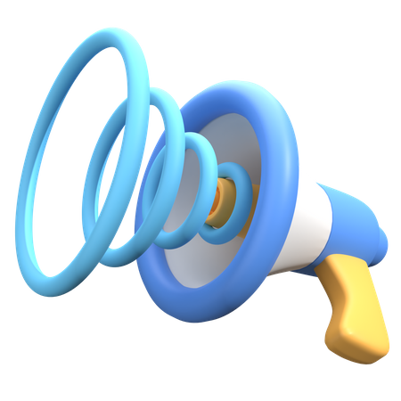 Bullhorn  3D Icon