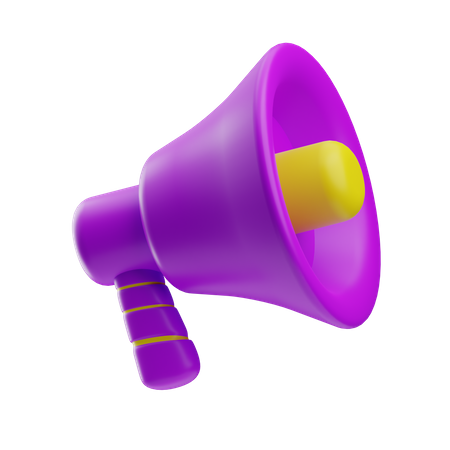 Bullhorn  3D Icon