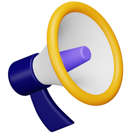 Bullhorn  3D Icon