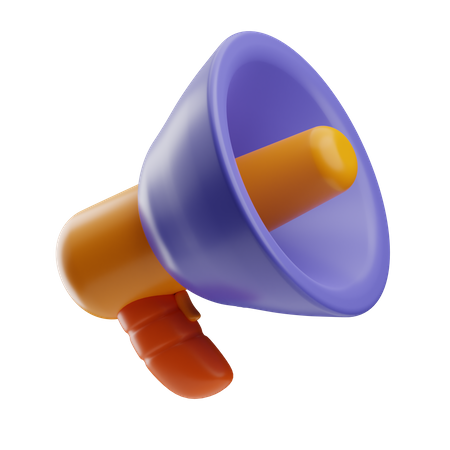 Bullhorn  3D Icon