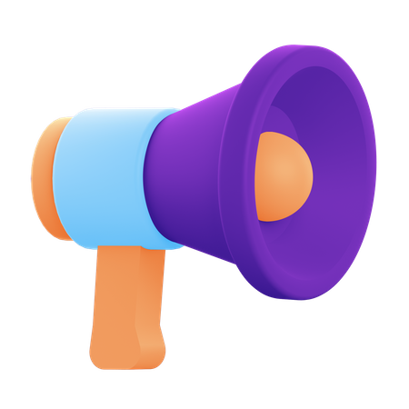 Bullhorn  3D Illustration