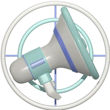 Bullhorn  3D Icon