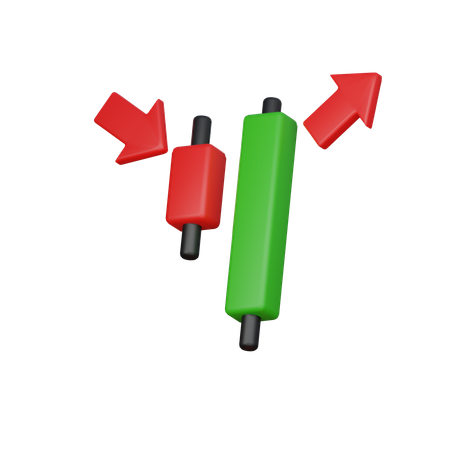 Bullish engulfing  3D Icon