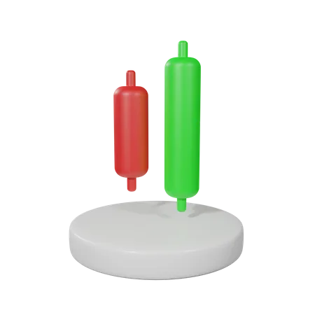 Bullish engulfing  3D Icon