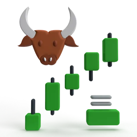 Bullish Market  3D Icon