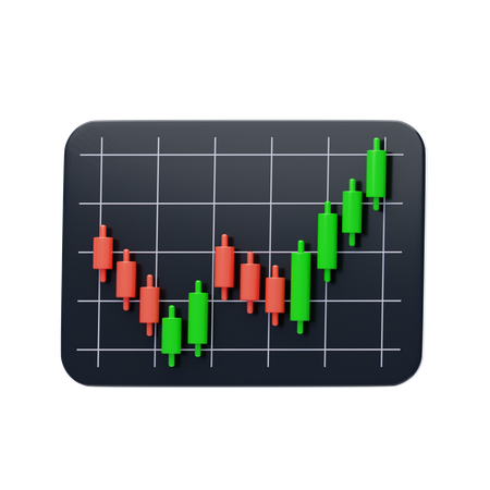 Bullish Mat Hold Pattern  3D Icon