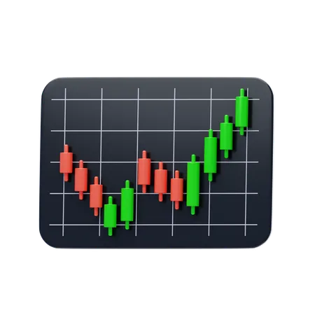 Bullish Mat Hold Pattern  3D Icon