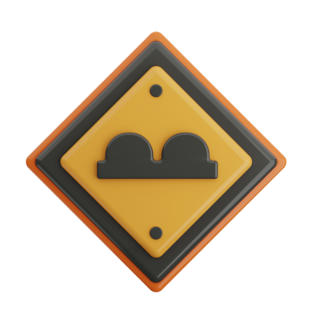 Bump Ahead  3D Icon