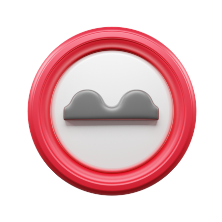 Bump Ahead  3D Icon