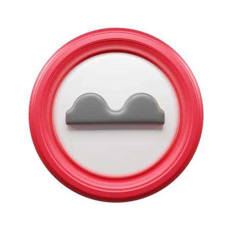 Bump Ahead  3D Icon