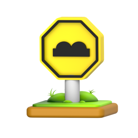 Bump Ahead  3D Icon