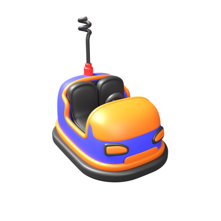 Bumper Car  3D Icon