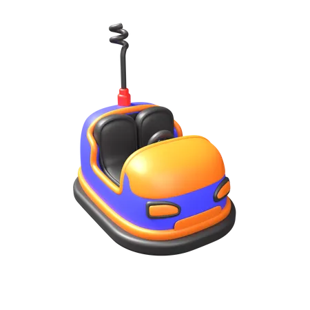 Bumper Car  3D Icon