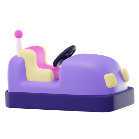 Bumper Car  3D Icon