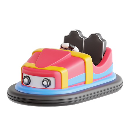 Bumper Car  3D Icon