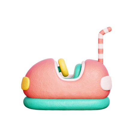 Bumper car  3D Icon