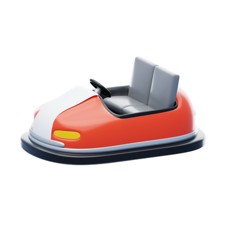 Bumper Car  3D Icon