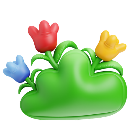 Bunch Flower  3D Icon