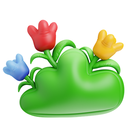 Bunch Flower  3D Icon