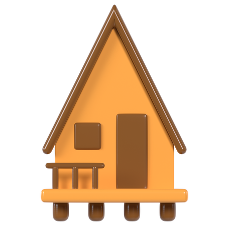 Bungalow  3D Icon