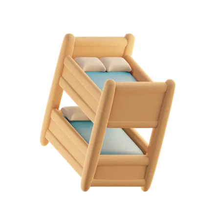 Bunk Bed  3D Icon