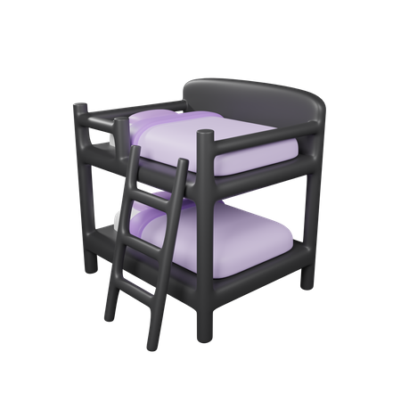 Bunk bed  3D Icon