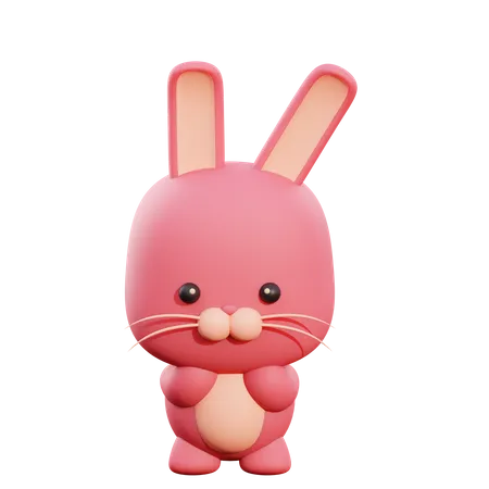 Bunny 3D Illustration