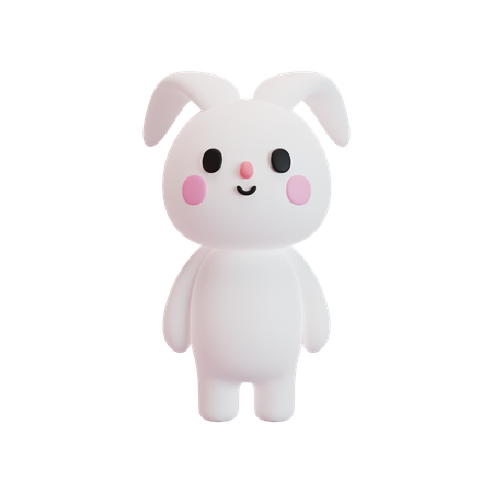 Bunny 3D Illustration
