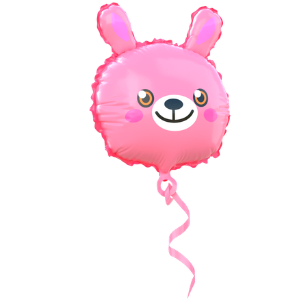 Bunny Balloon  3D Icon