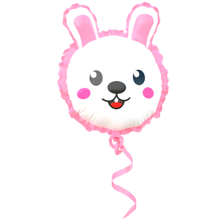 Bunny Balloon  3D Icon