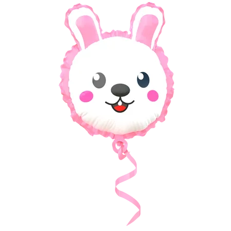 Bunny Balloon  3D Icon